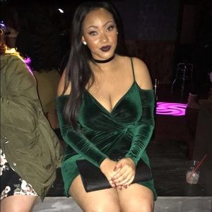 Cute forest green dress